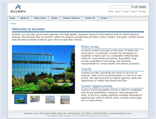 Tablet Screenshot of acumenllc.com